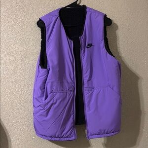 Nike Purple Quilted Vest for Sporty Style